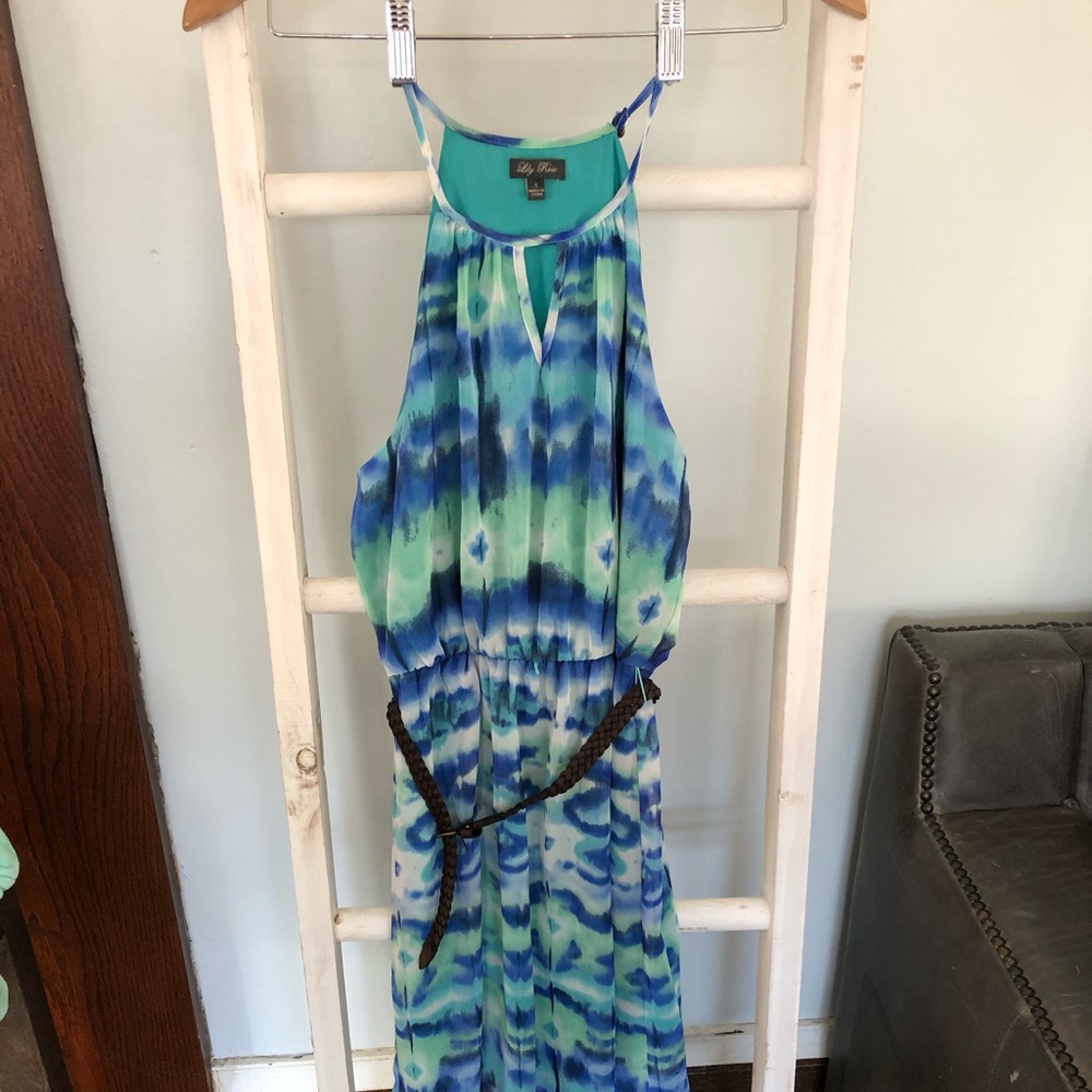 Halter full length dress